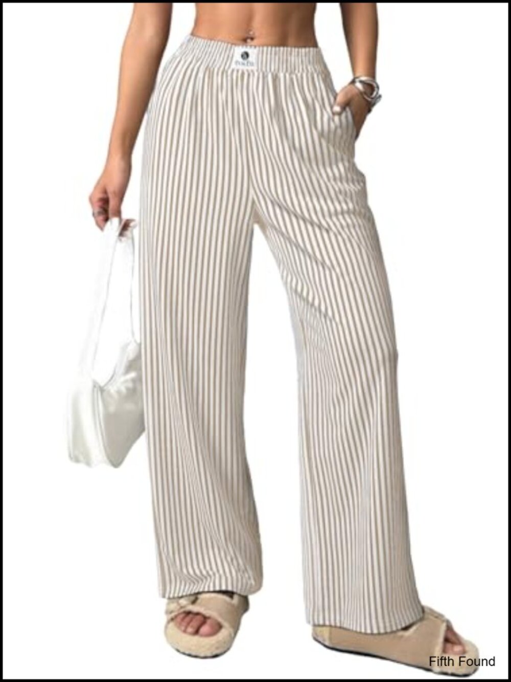 High Waist Wide Leg Lounge Pants with Pockets